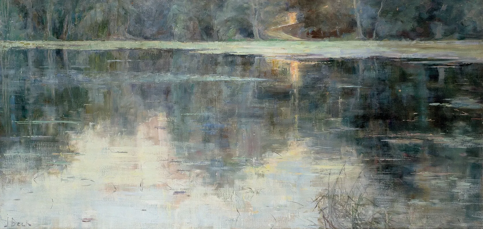 The Last Ray Of Sunshine by Julia Beck - Canvas Print