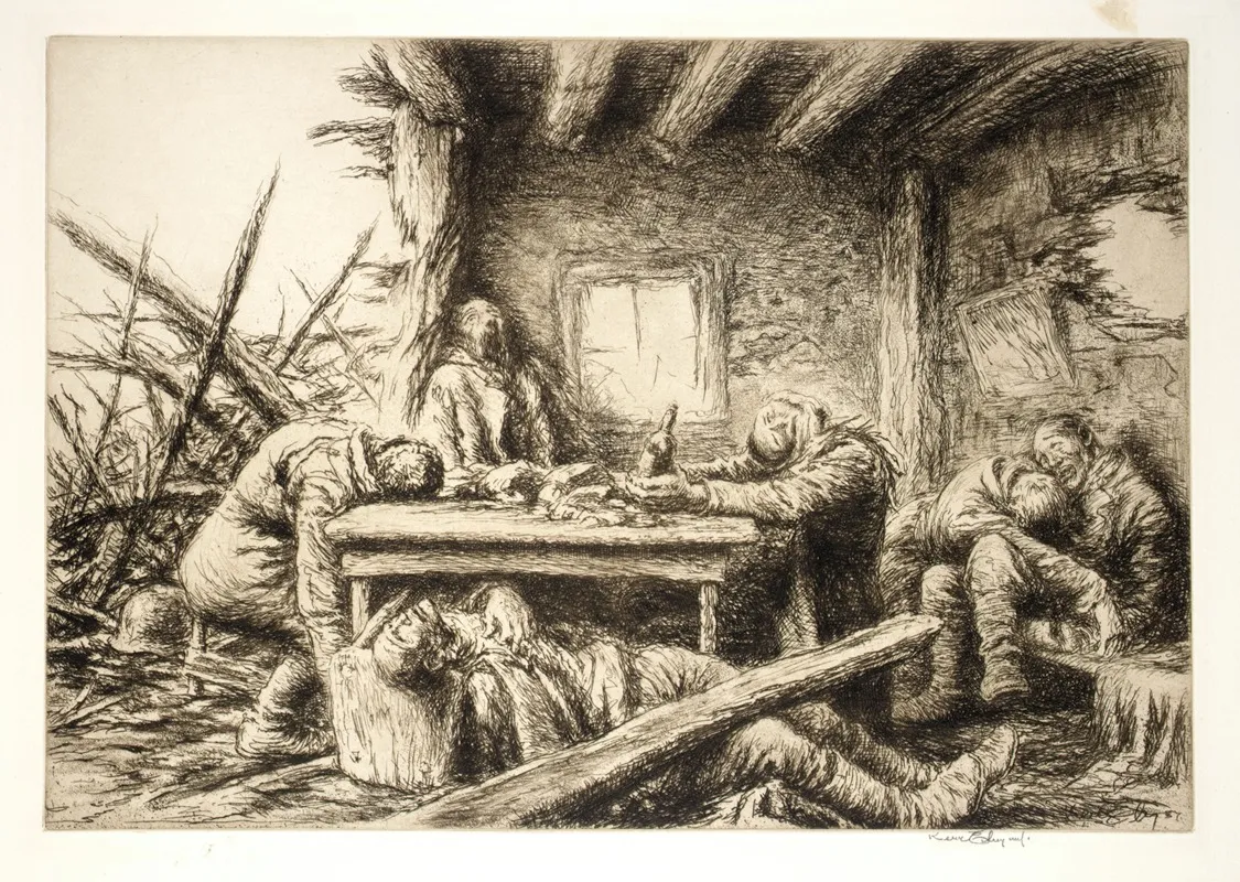 The Last Supper 33 by Kerr Eby - Canvas Print