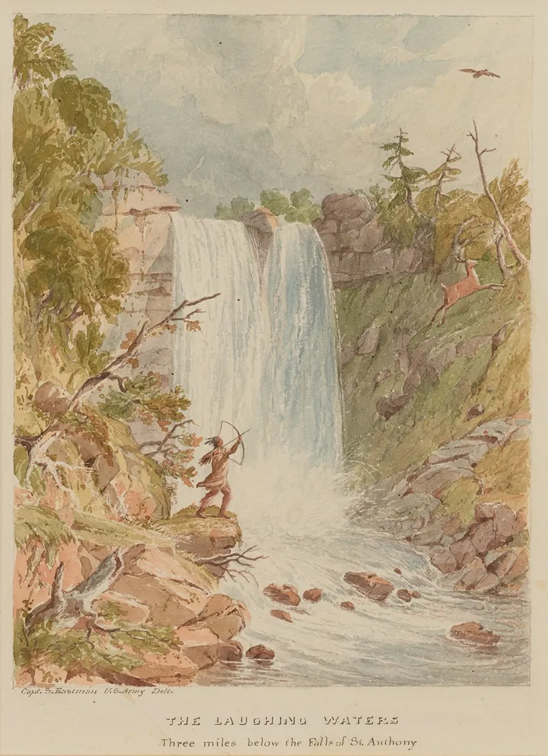 The Laughing Waters Three Miles Below The Falls Of St Anthony