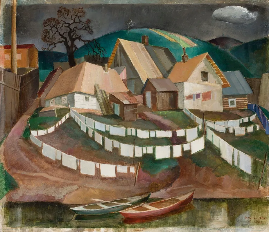 The Laundresses Homes by Michał Rouba - Canvas Print