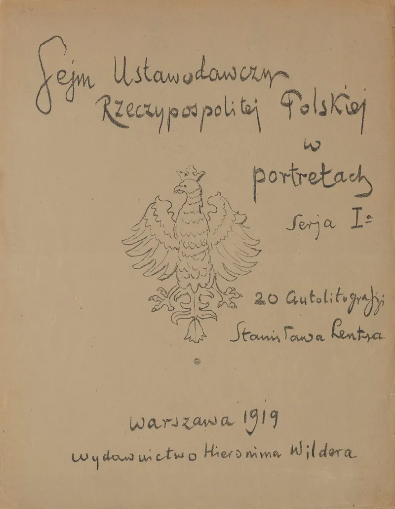 The Legislative Sejm Of The Republic Of Poland In Portraits Cover