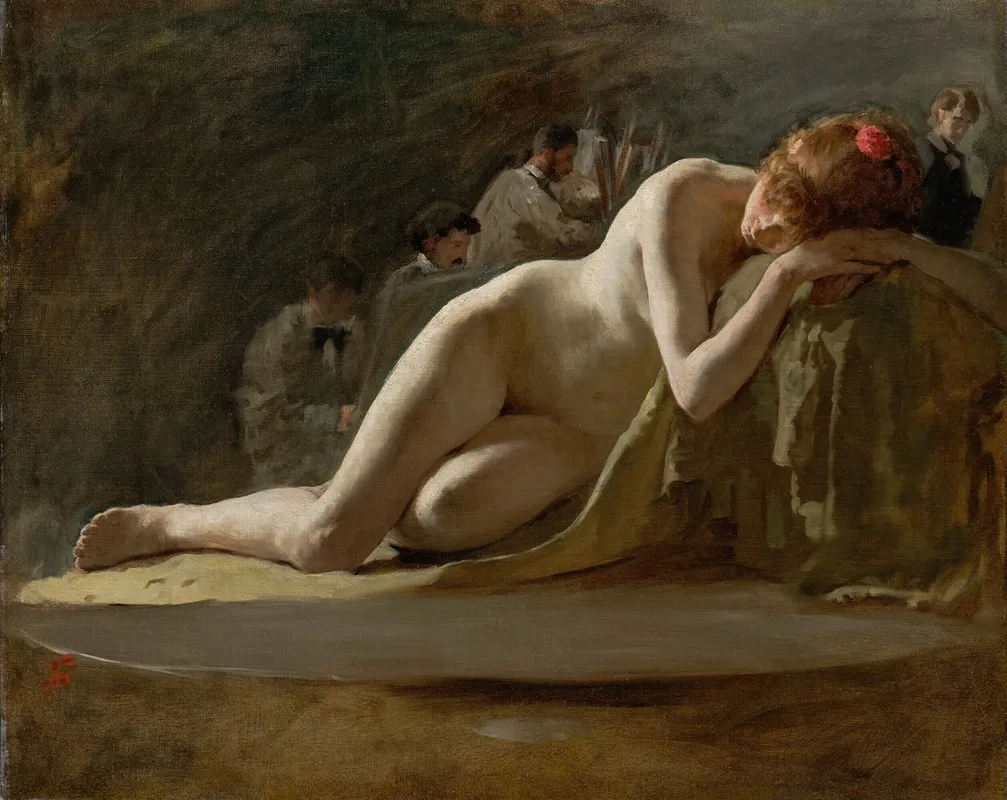 The Life Class by Solomon Joseph Solomon - Canvas Print