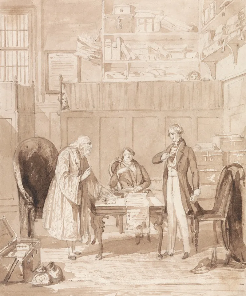 The Life Of A Nobleman Scene The Sixth The Usurer