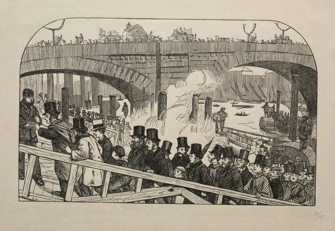 The Living Stream At London Bridge Under The Bridge