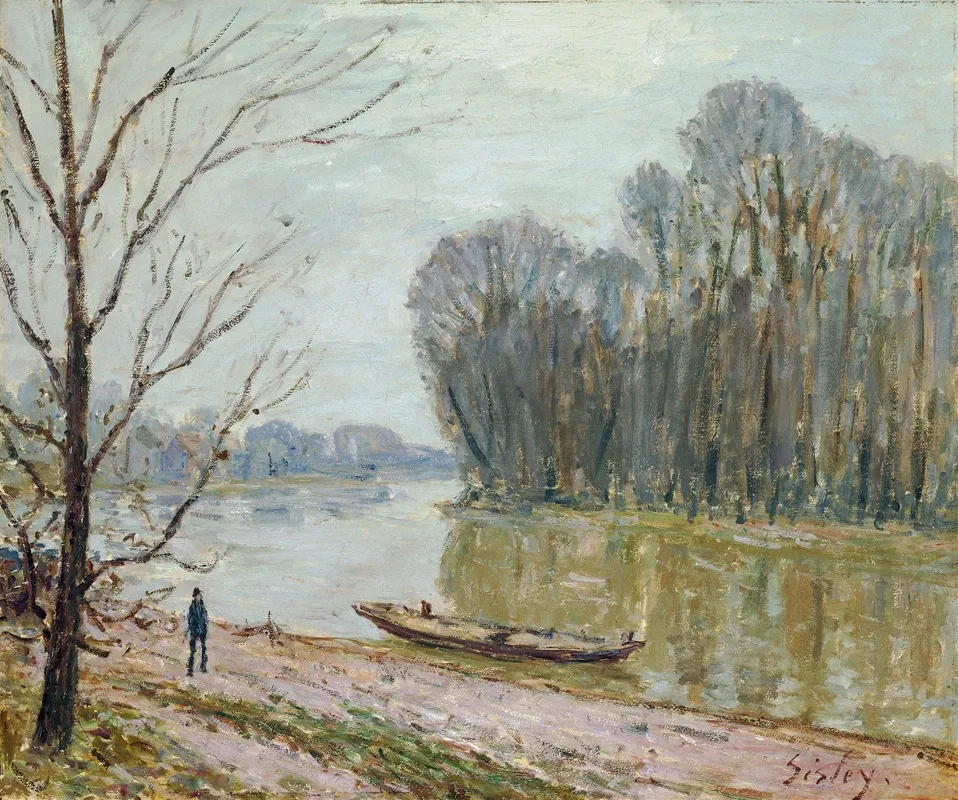The Loire by Alfred Sisley - Canvas Print