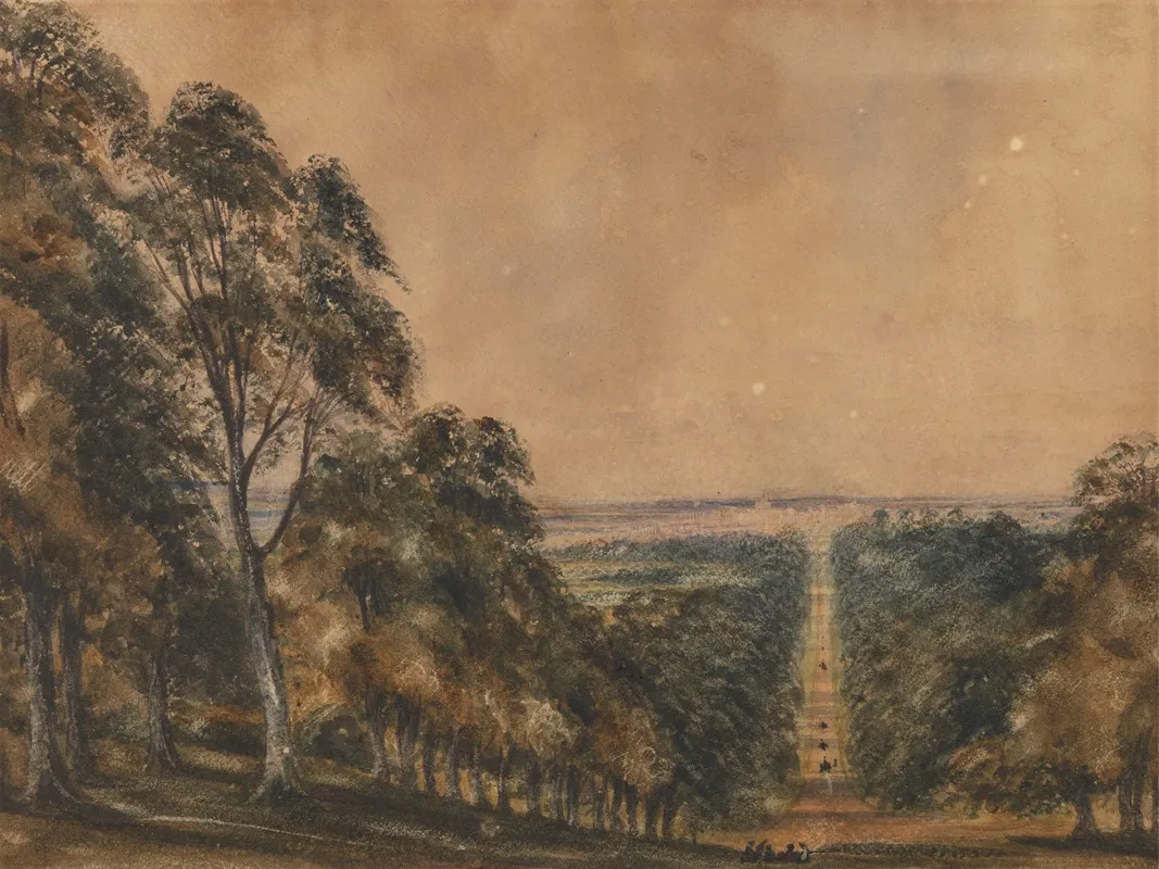 The Long Walk Windsor 2 by Peter DeWint - Canvas Print