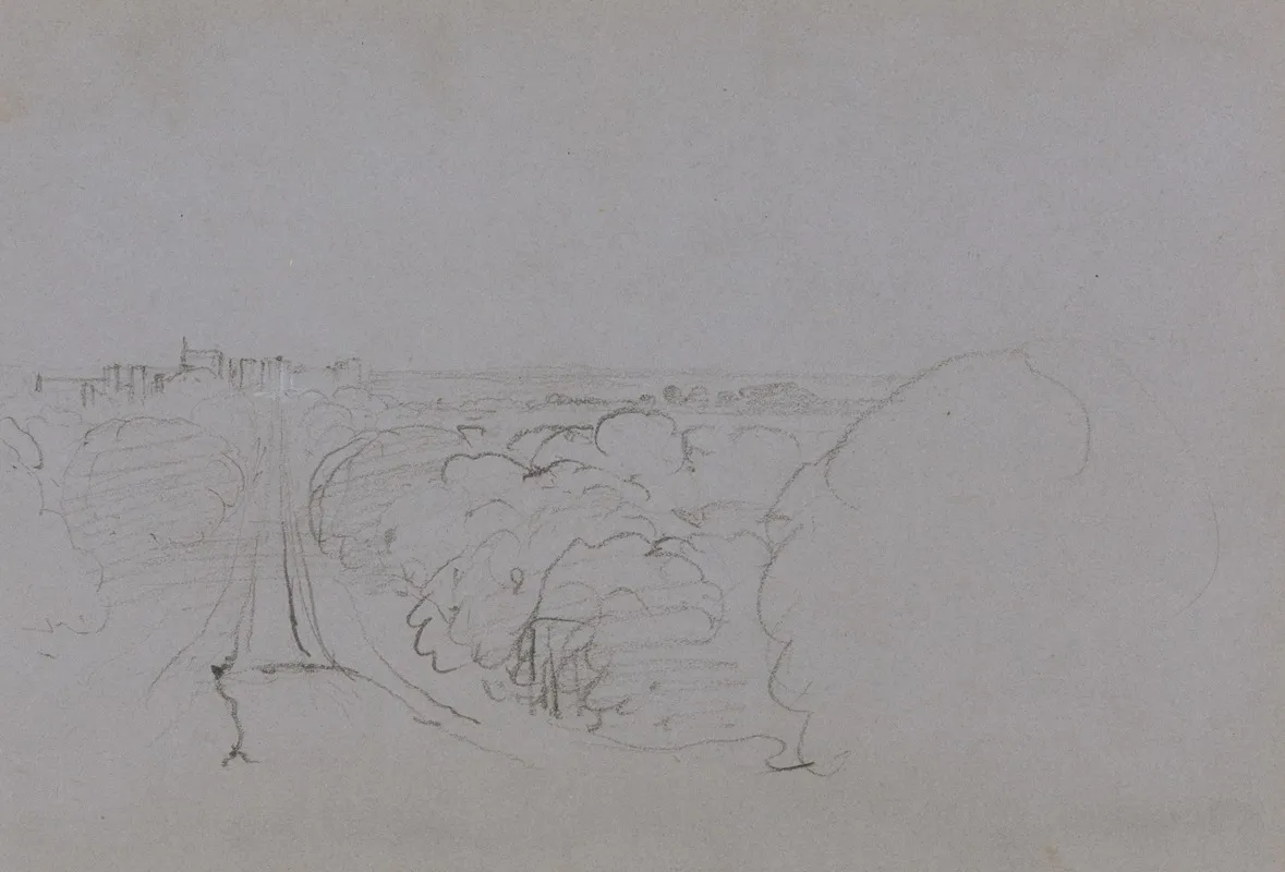 The Long Walk Windsor by Peter DeWint - Canvas Print