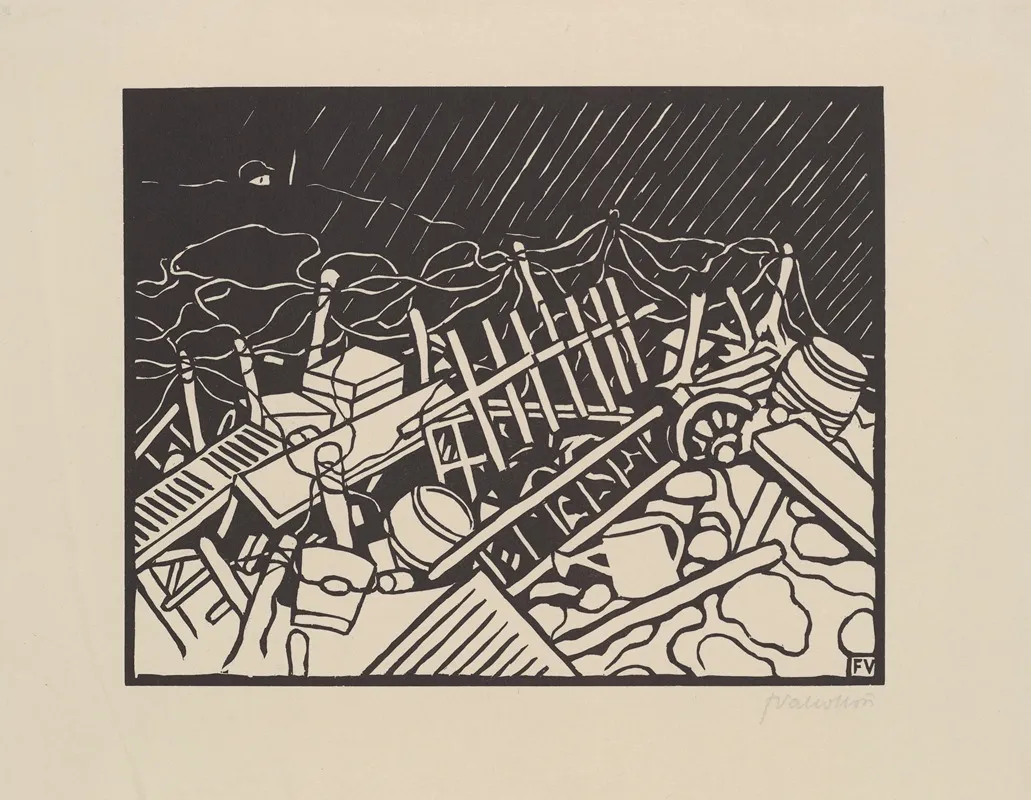 The Lookout La Guetteur by Félix Vallotton - Canvas Print