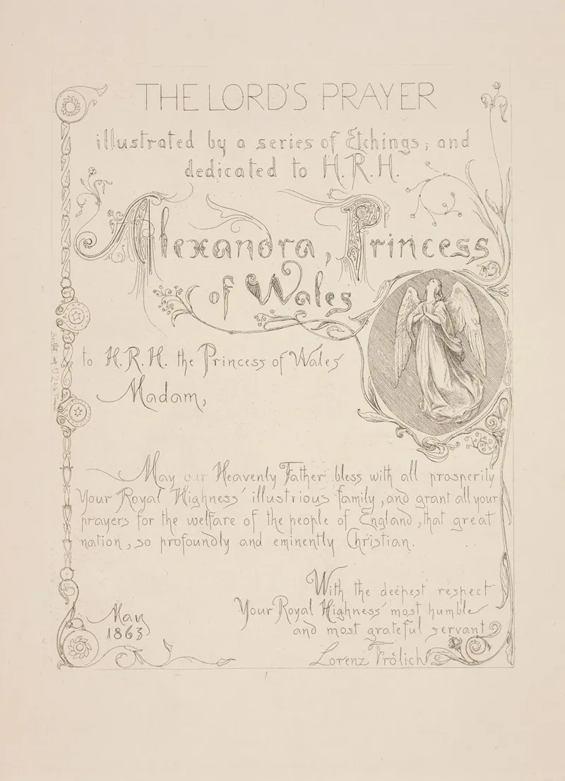 The Lords Prayer Title Page