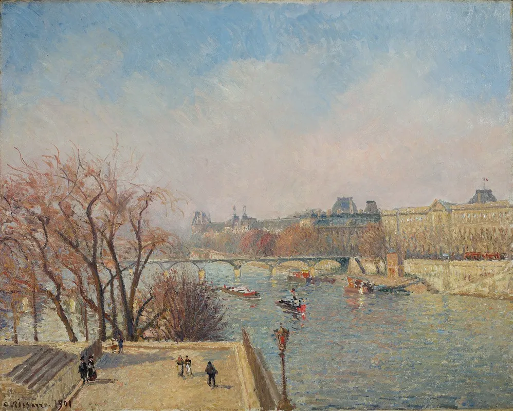 The Louvre Morning Sunlight