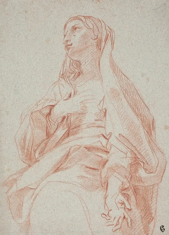 The Madonna Making A Gesture Of Intercession