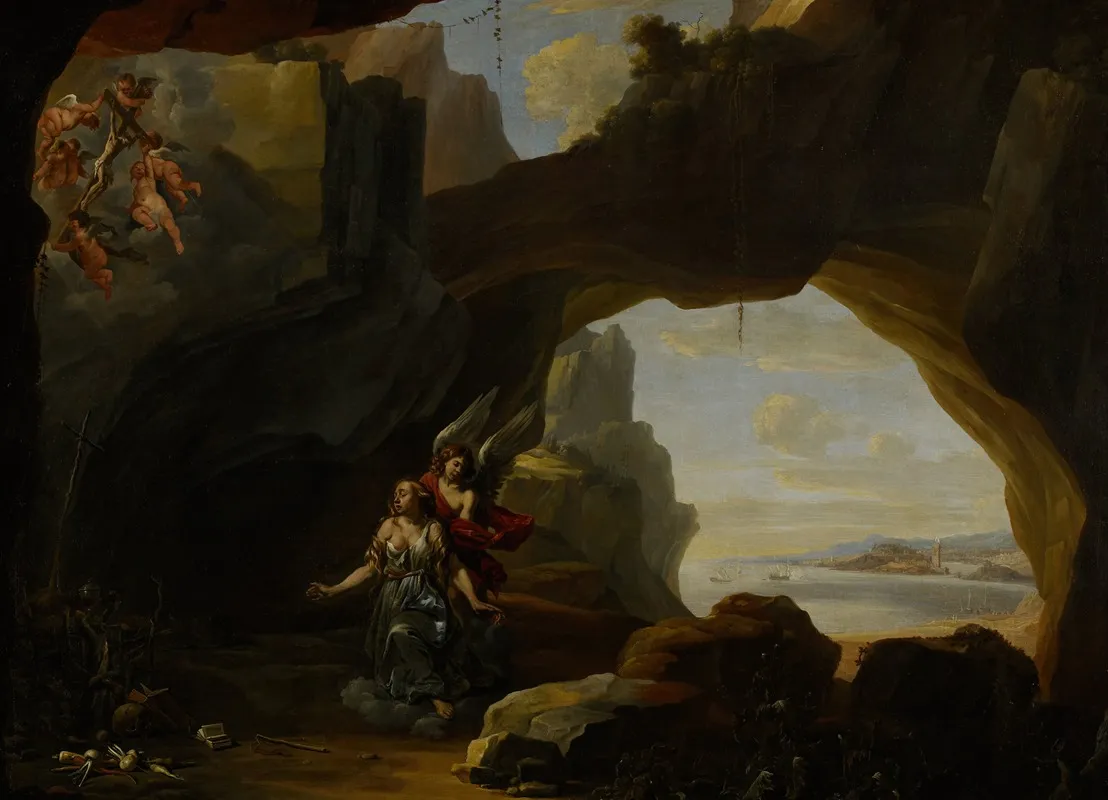 The Magdalen In A Cave