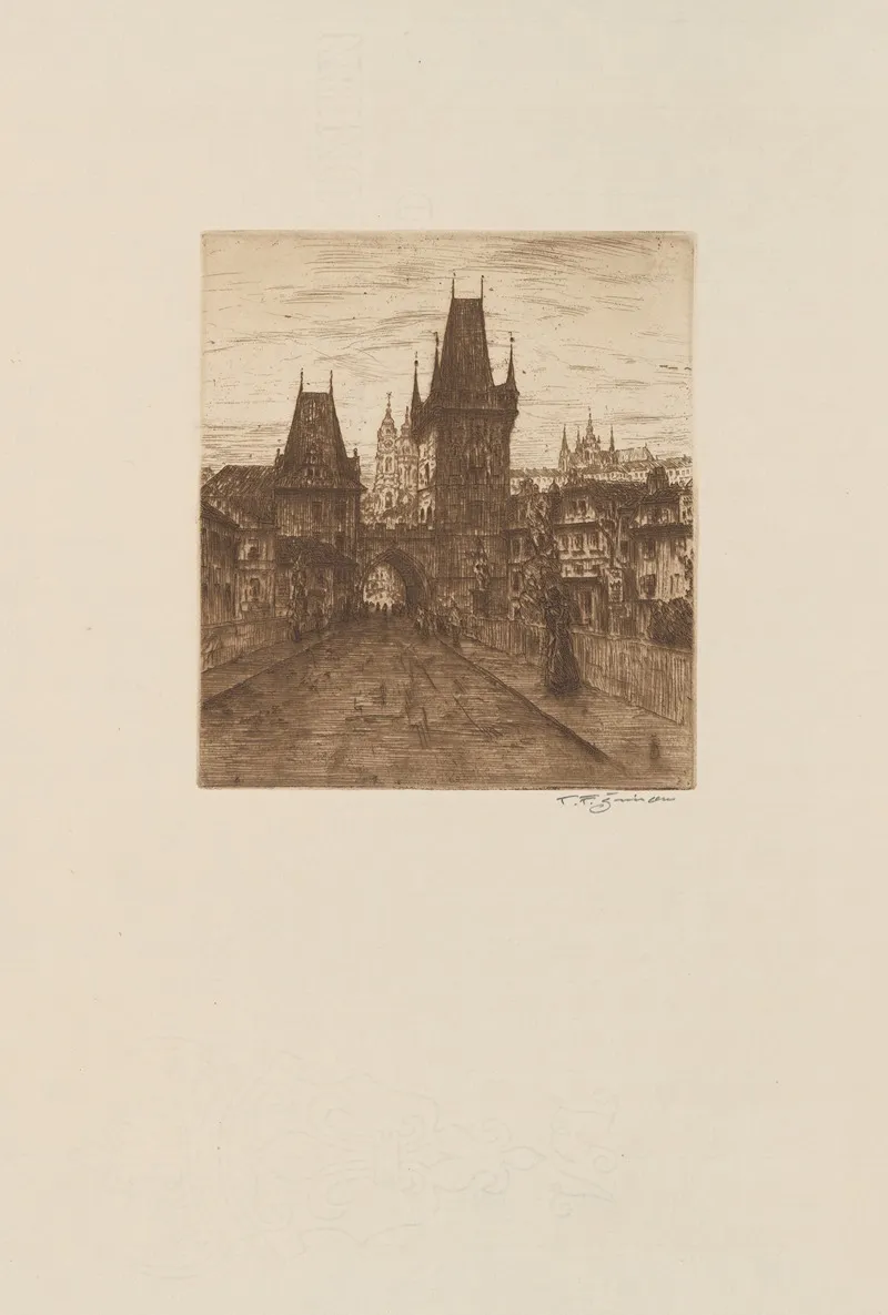 The Mala Strana Bridge Towers