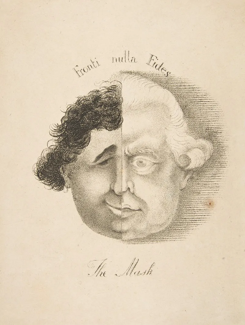 The Mask by James Sayers - Canvas Print