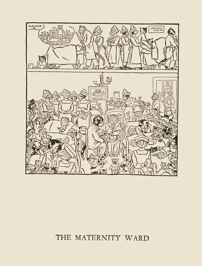 The Maternity Ward by William Ely Hill - Canvas Print