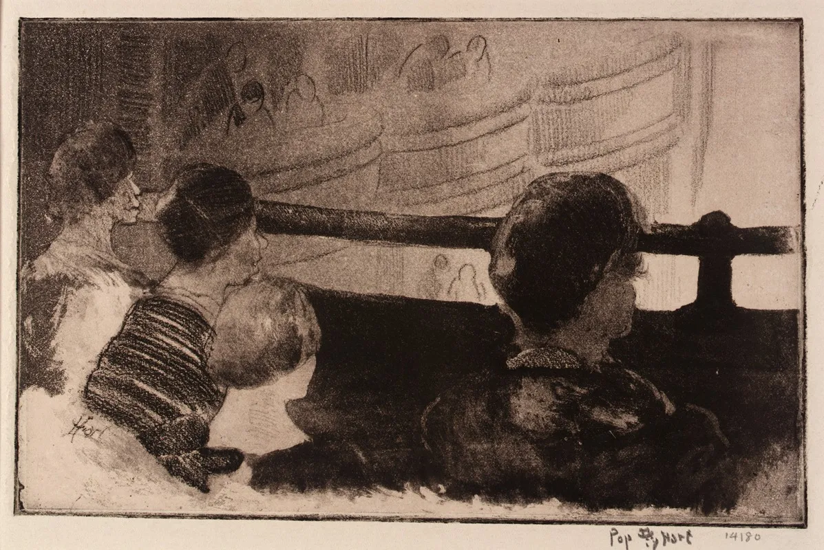 The Matinee by George Overbury Hart - Canvas Print