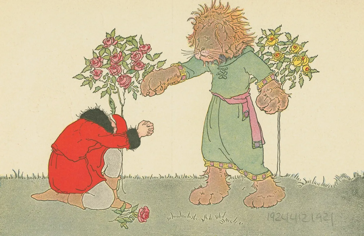 The Merchant And The Beast by Margaret Evans Price - Canvas Print