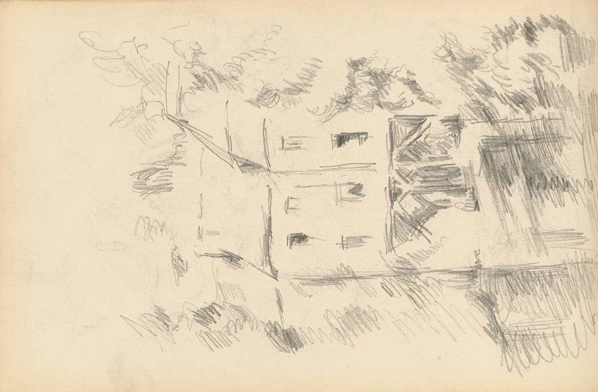 The Mill 3 by Paul Cézanne - Canvas Print