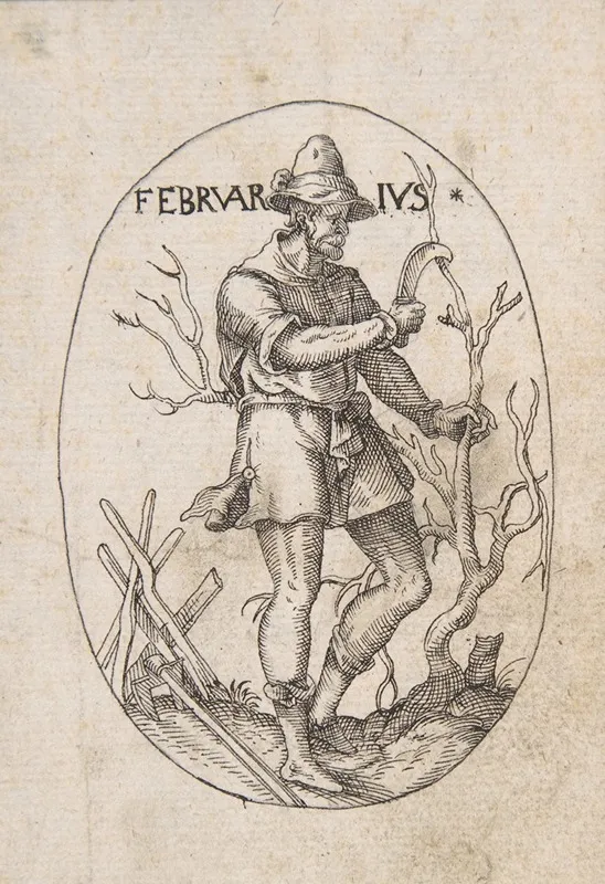 The Month Of February Man Pruning A Tree