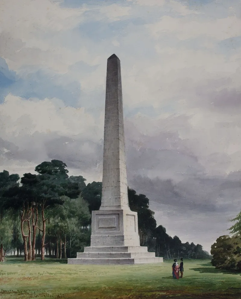 The Monument Bromsgrove Lickey by Elijah Walton - Canvas Print