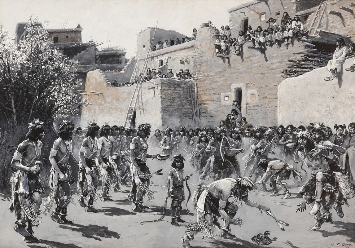 The Moqui Indian Snake Dance