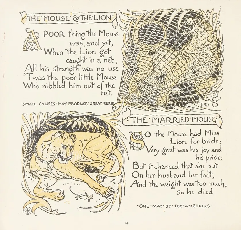 The Mouse And The Lion The Married Mouse