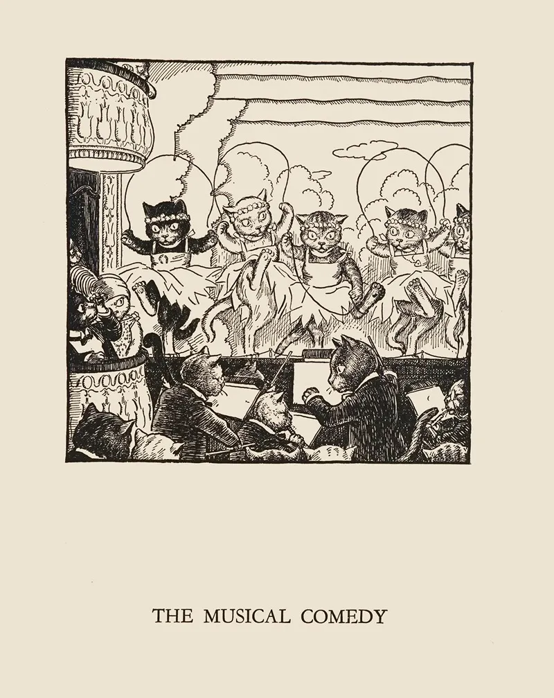 The Musical Comedy by William Ely Hill - Canvas Print
