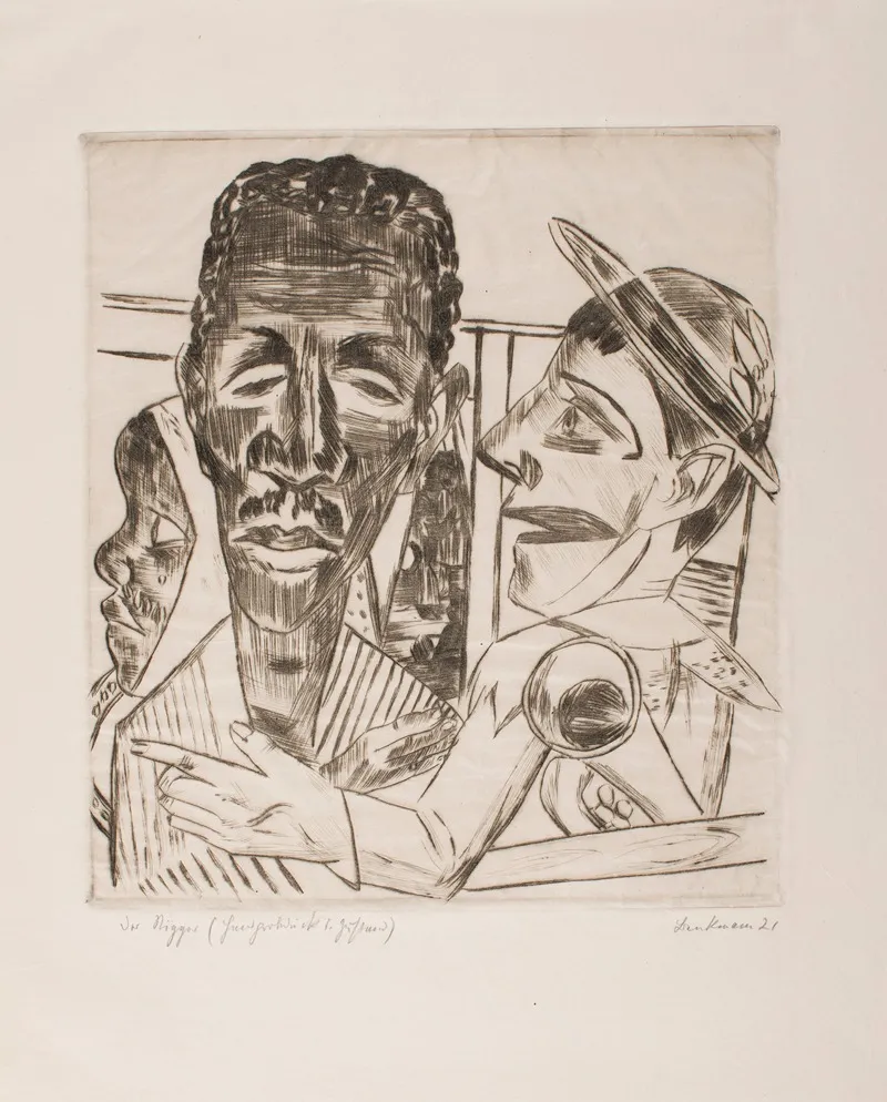 The Negro Plate 6 From The Portfolio Annual Fair