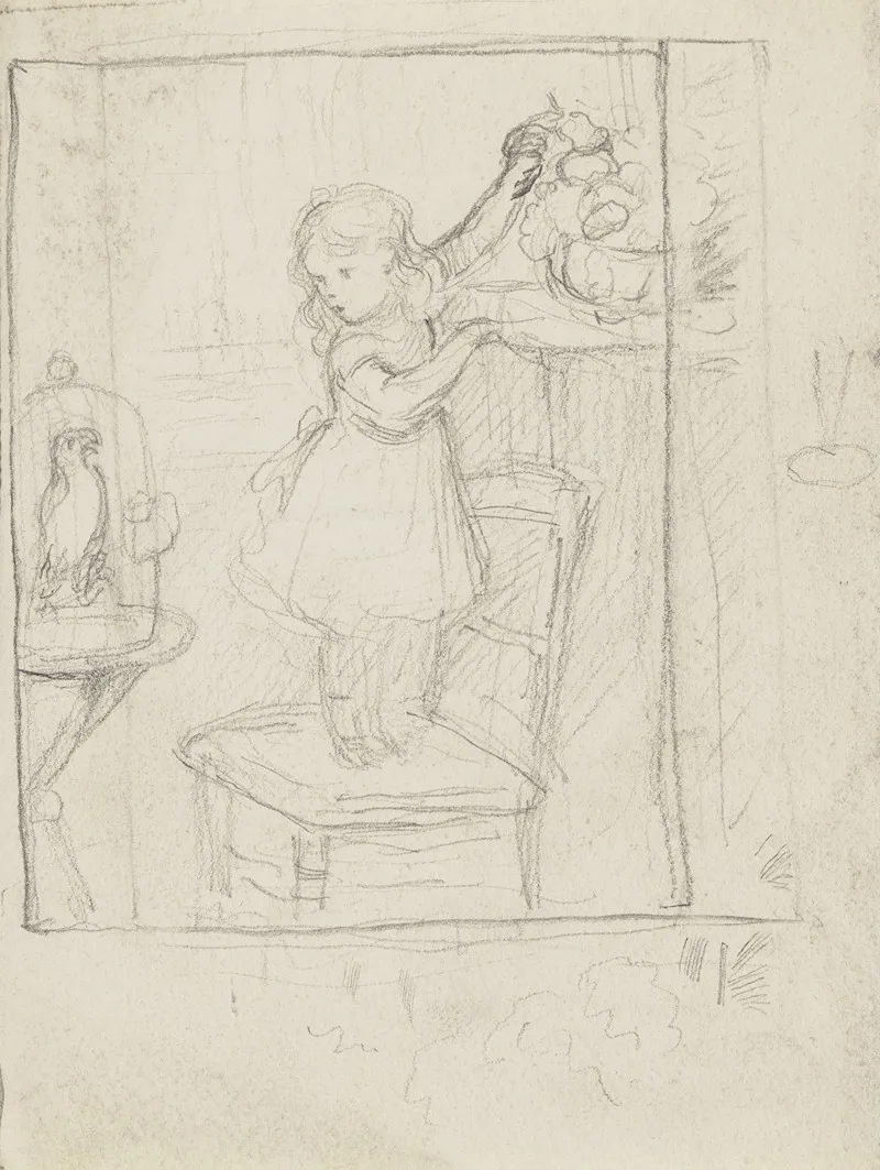 The New Polly by Otto Scholderer - Canvas Print