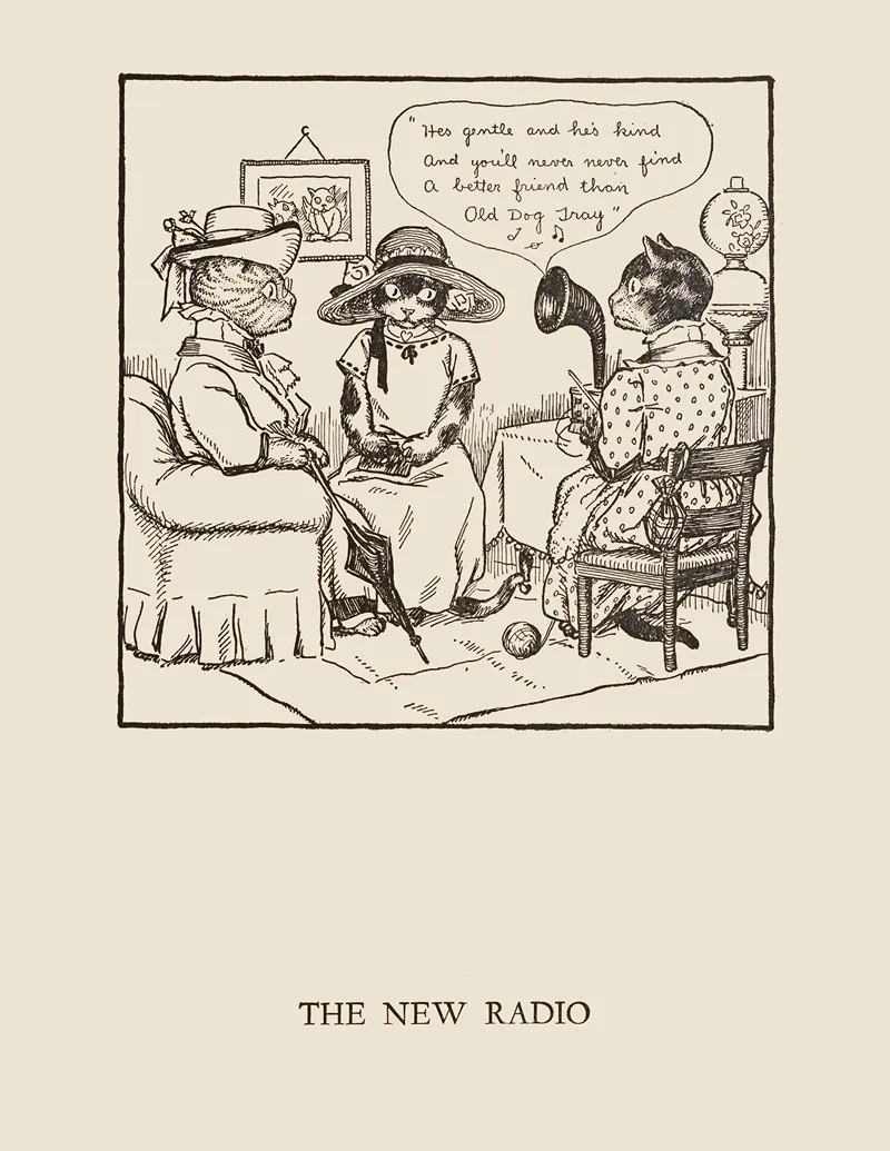 The New Radio by William Ely Hill - Canvas Print