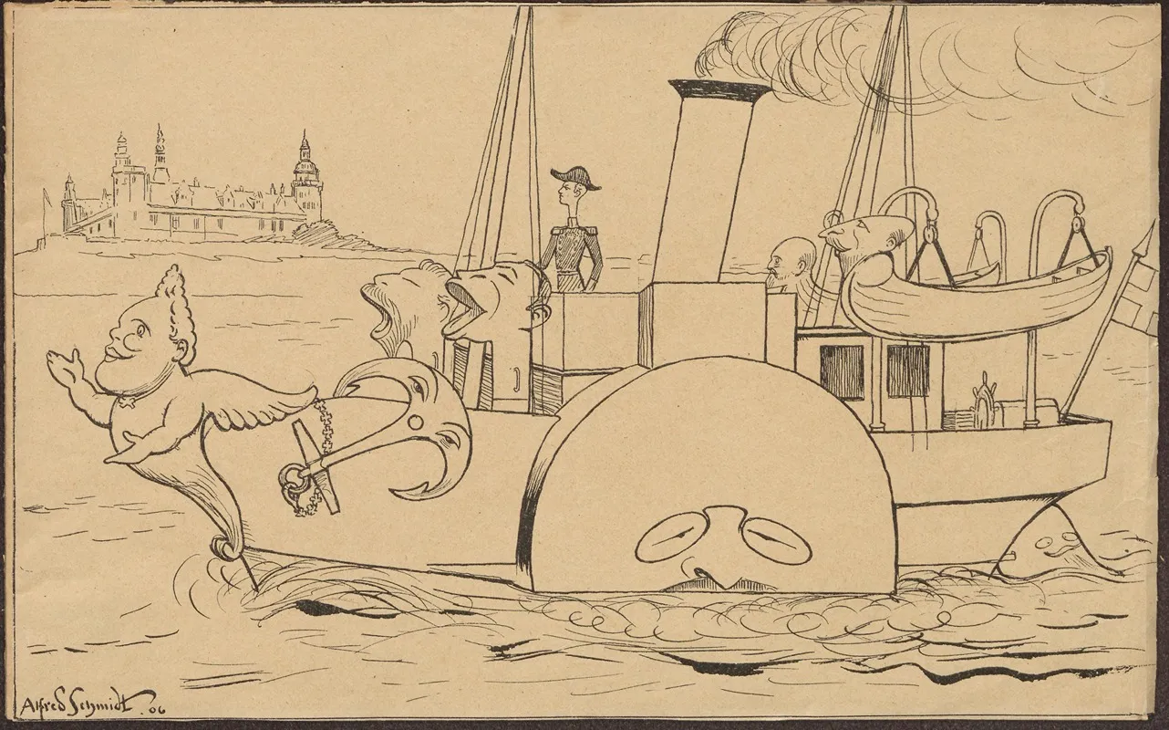 The New Royal Ship by Alfred Schmidt - Canvas Print