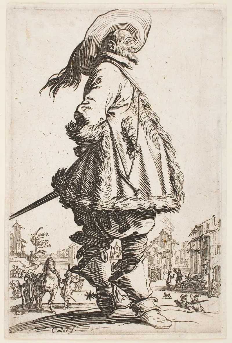 The Nobility Of Lorraine Gentleman In A Fur Trimmed Coat