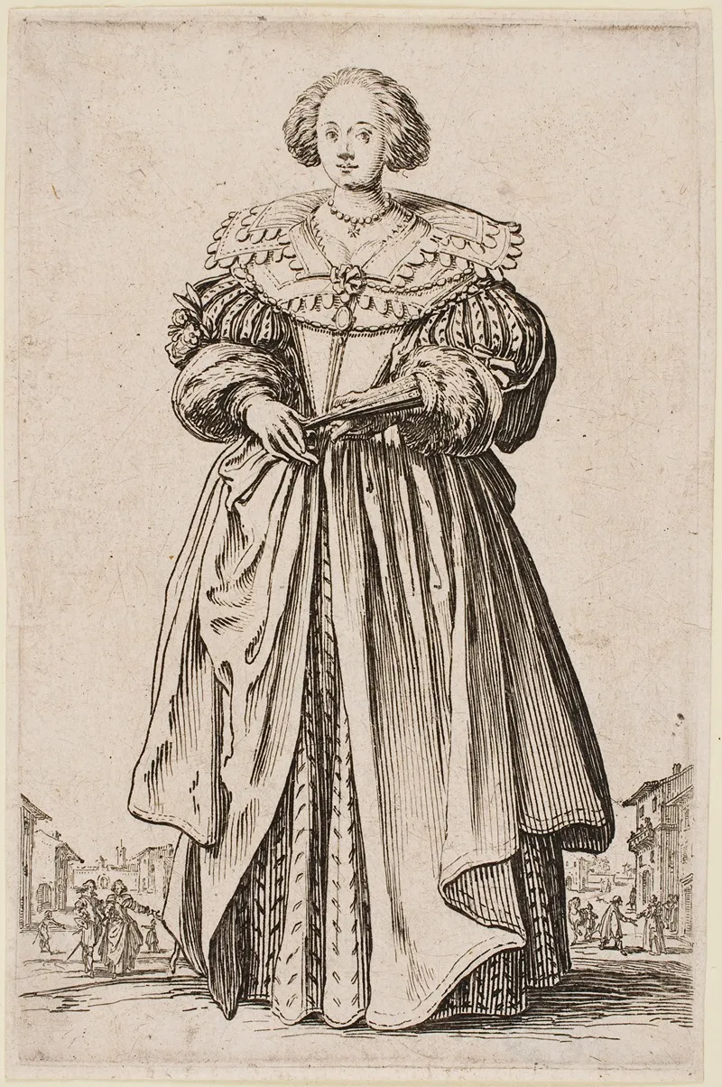 The Nobility Of Lorraine Lady With A Fan