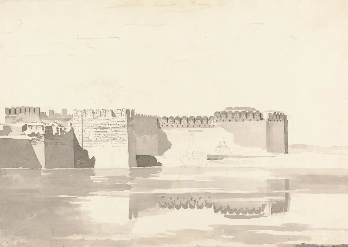 The North Gate At Tansin by Samuel Davis - Canvas Print