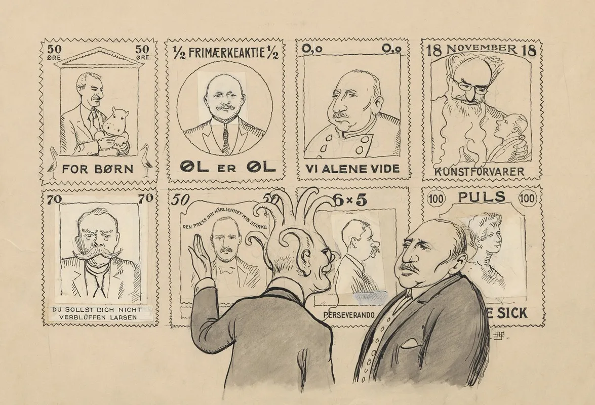 The Octopus Displays Alternative Stamps