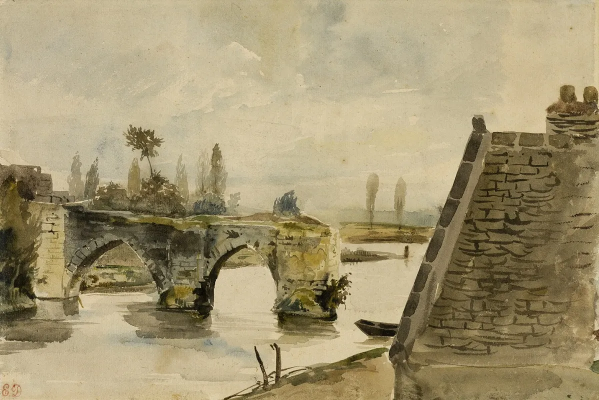 The Old Bridge At Nantes