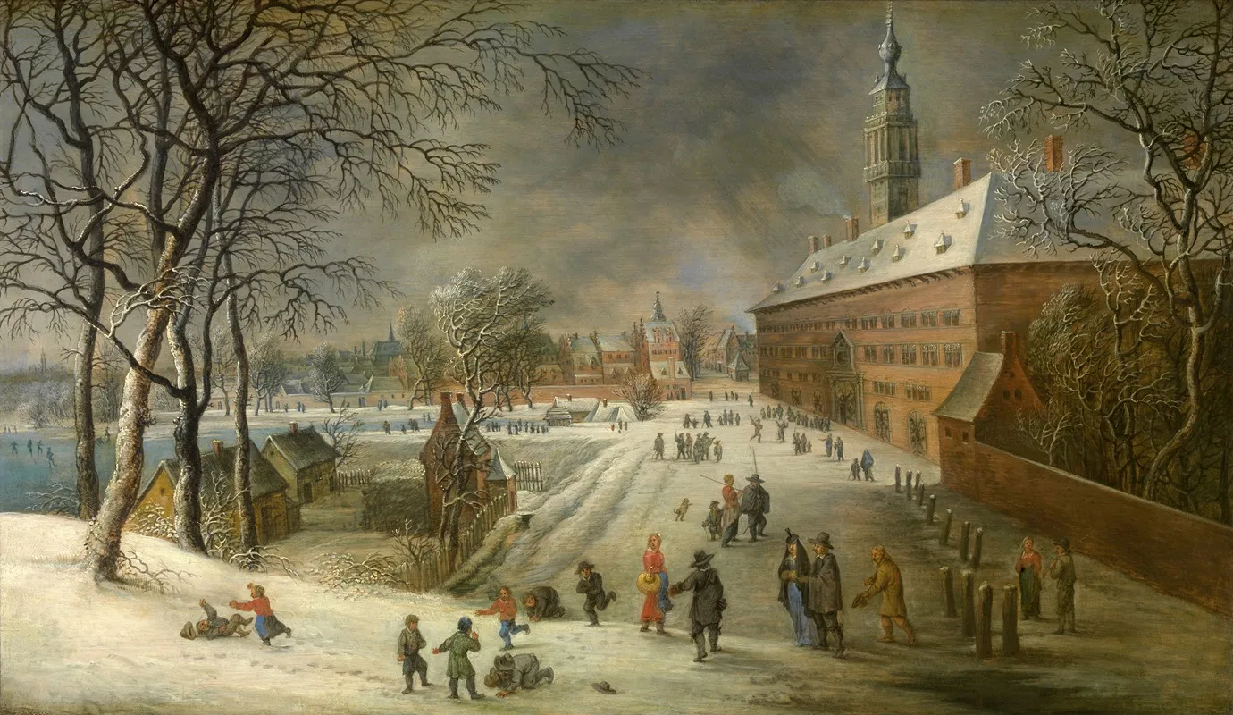 The Oosterhuis In Antwerp by Lucas van Uden - Canvas Print