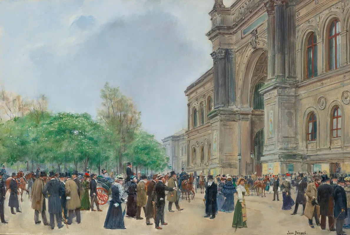 The Opening Day Of The Salon