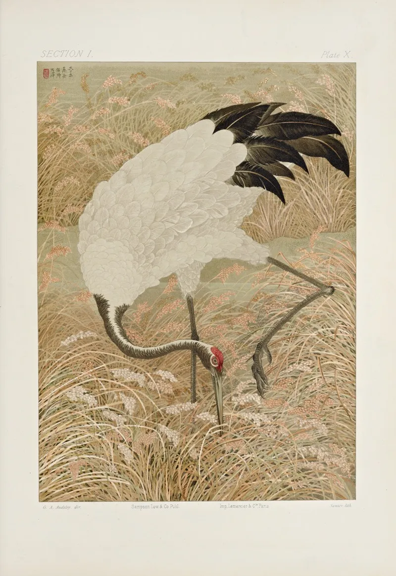 The Ornamental Arts Of Japan Pl 016 by George Ashdown Audsley - Canvas Print