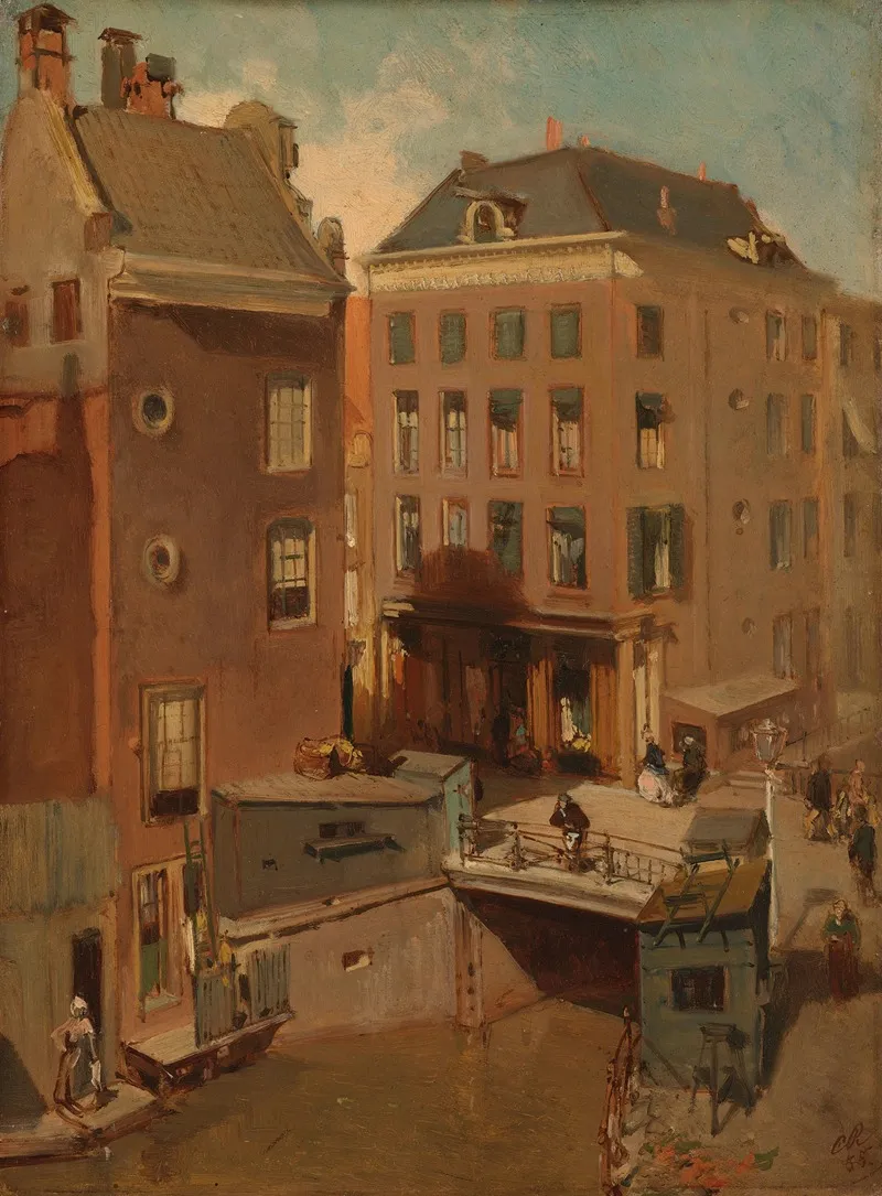 The Osjessluis Near Kalverstraat In Amsterdam