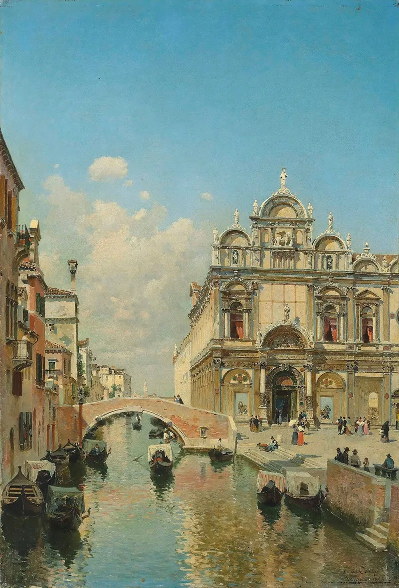 The Ospedale Civile In The Scuola Grande Di San Marco And The Basilica Of Ss Giovanni E Paolo San Zanipolo Venice