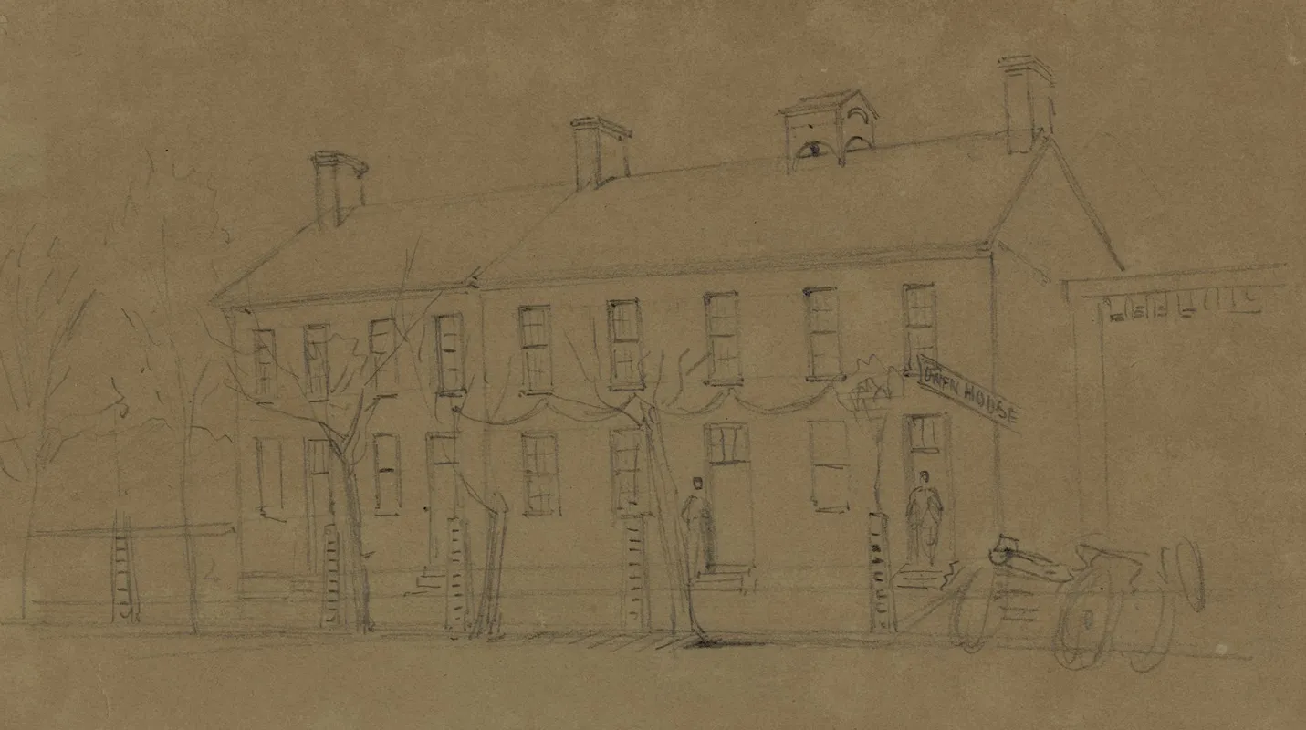 The Owens House Wash D 1865 Assassination Of Lincoln