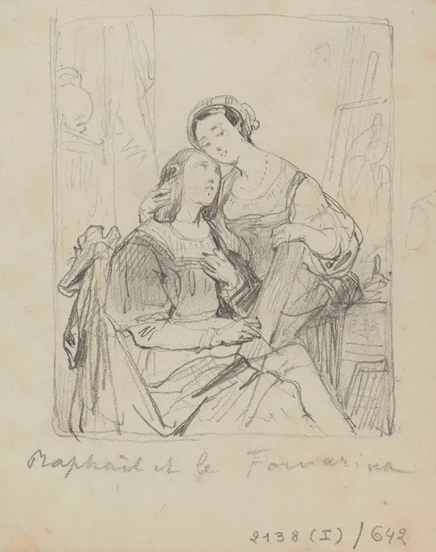 The Painter Raphael And La Fornarina