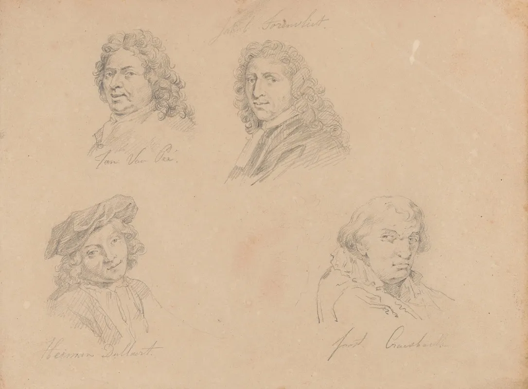 The Painters Jan Van Pee Jacob Toorenvliet Heyman Dullaert En Joos Van Craesbeeck