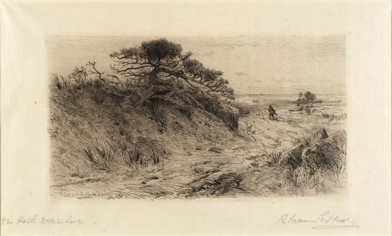 The Path To The Shore by Robert Swain Gifford - Canvas Print