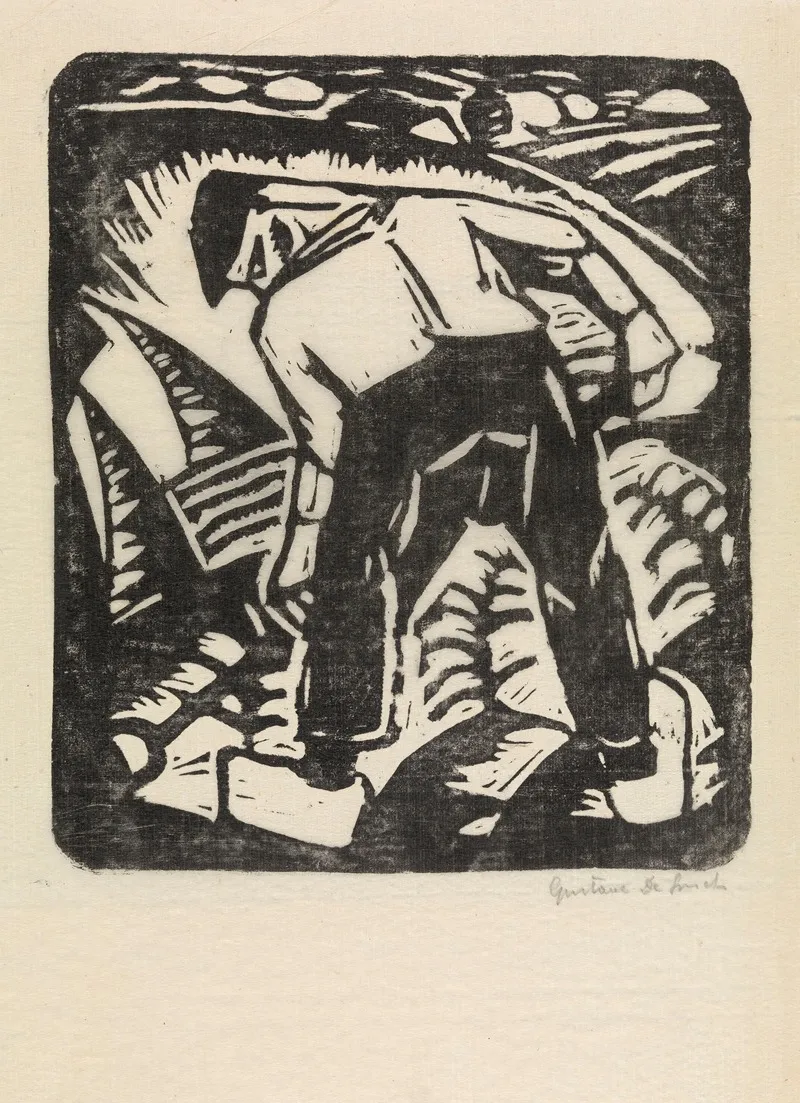 The Peasant by Gustave De Smet - Canvas Print