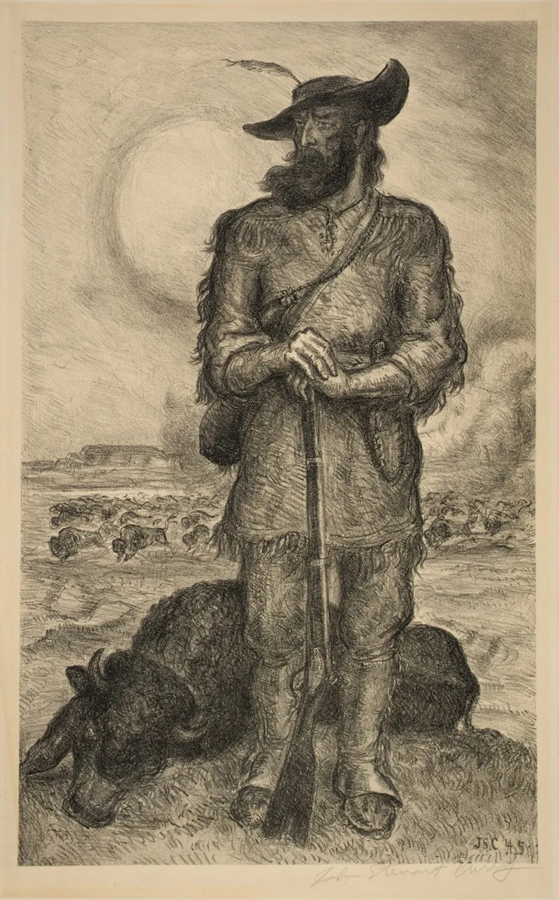 The Plainsman by John Steuart Curry - Canvas Print