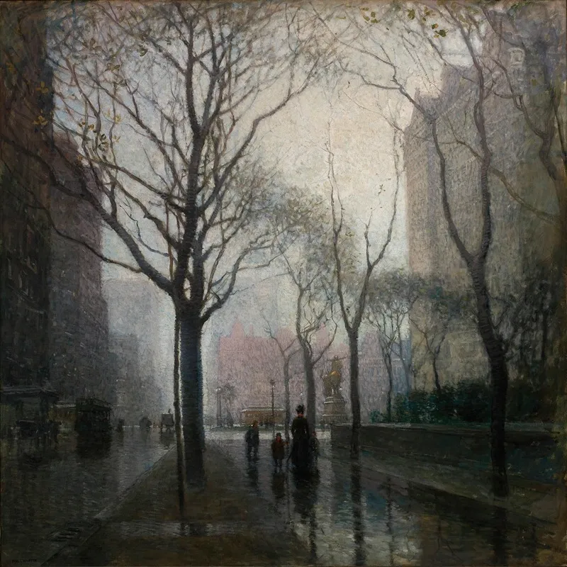 The Plaza After The Rain