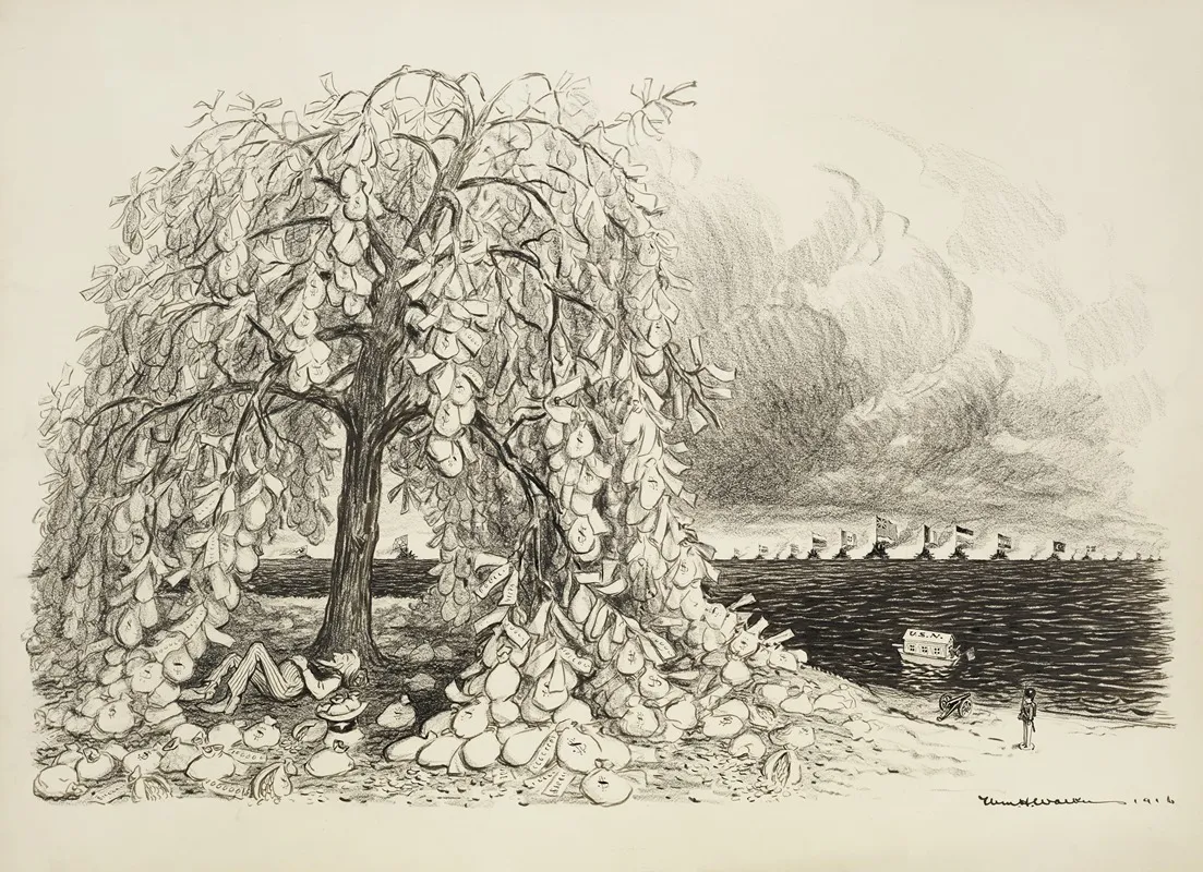 The Plum Tree Who Gets Here First