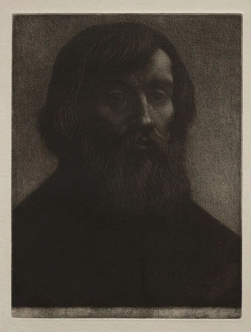 The Poet 3 by Alphonse Legros - Canvas Print